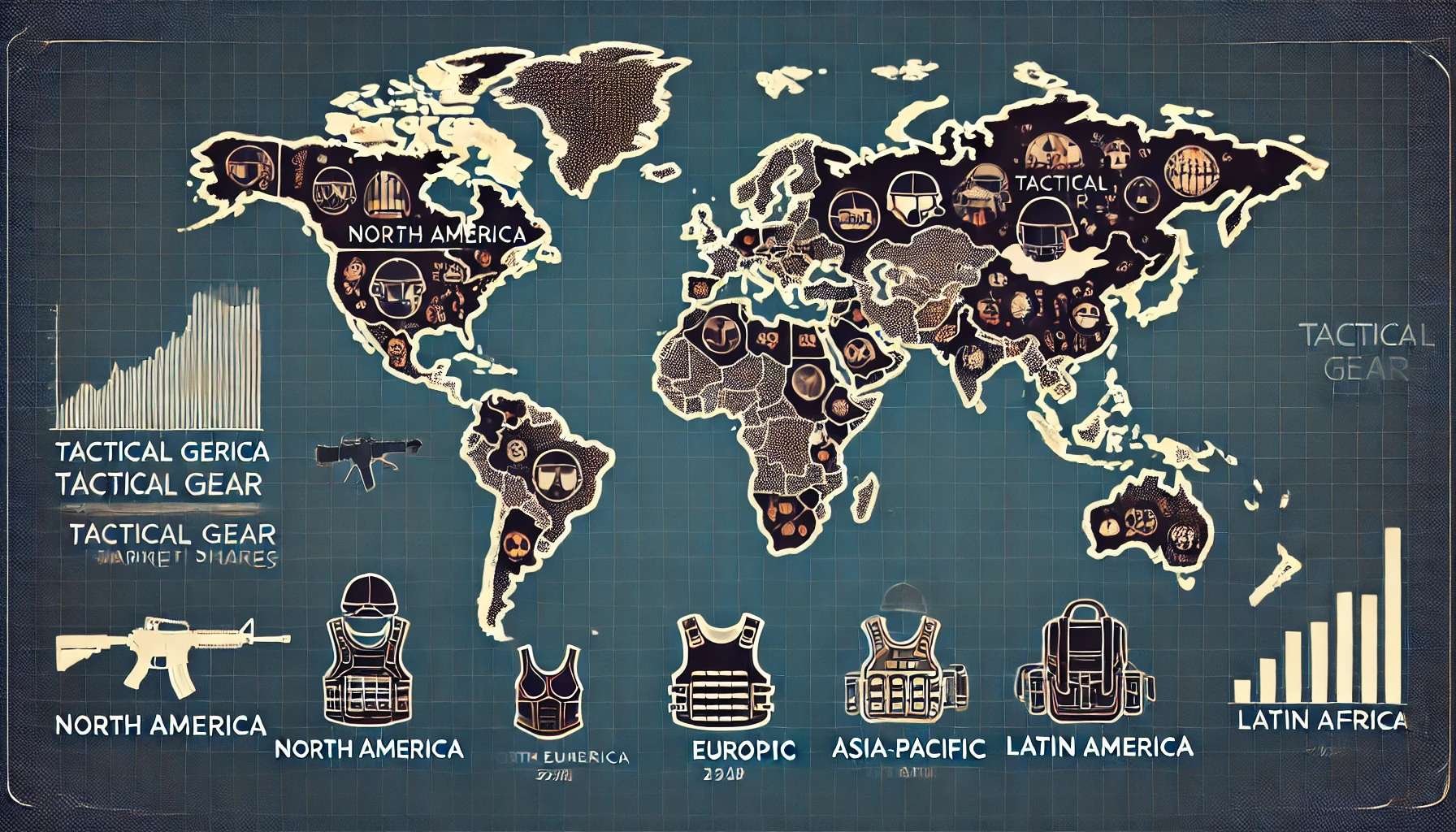Tendências do mercado global em equipamentos táticos para 2024
