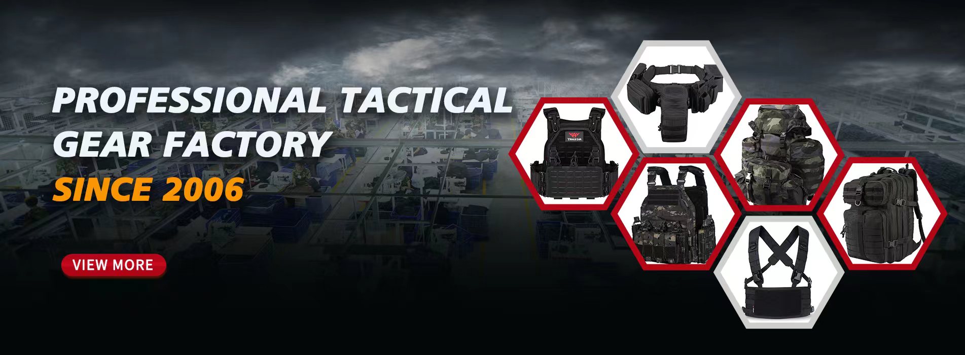 Fábrica de equipamentos táticos
